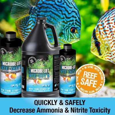 Show full view: Microbe-Lift Nite Out II Marine Aquarium Water Treatment, 16-oz bottle slide 3 of 6