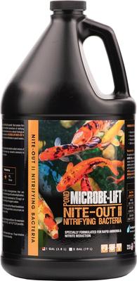 Show full view: Microbe-Lift Nite-Out II Nitrifying Bacteria Pond Water Care, 1-gal jug slide 2 of 7