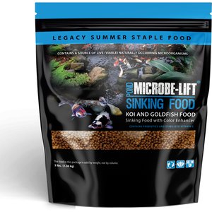Microbe-Lift Pond Sinking Pellets Koi & Goldfish Food, 3-lb jar