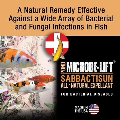 Show full view: Microbe-Lift Sabbactisun All-Natural Expellant Aquarium Bacterial Disease Water Conditioner, 16-oz bottle slide 2 of 7