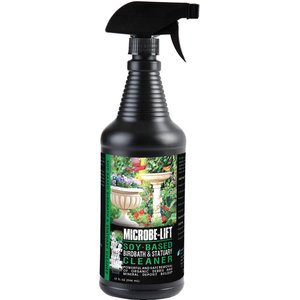 Microbe-Lift Soy-Based Birdbath & Statuary Cleaner, 32-oz bottle