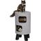 Show in main carousel: MidWest 2-Story Modern Feline Nuvo Stella Cat Condo, Silver slide 1 of 5