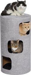 MidWest 3-Story Feline Nuvo Stella Cat Condo, Silver