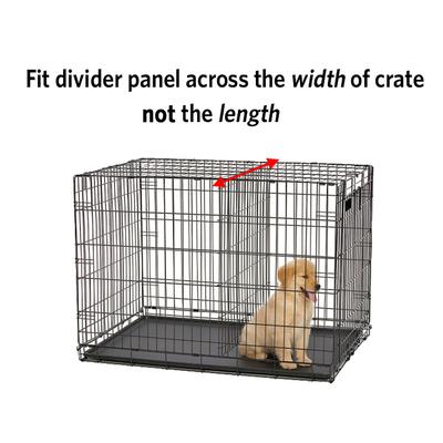 Show full view: MidWest 54-in Solution Series SL54DD & 1154 Dog Crate Divider Panel, Black, Giant, 1 slide 3 of 5