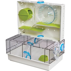 MidWest Arcade Hamster Cage, Green/White