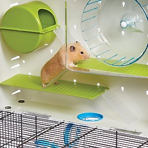 MidWest Arcade Hamster Cage, Green/White