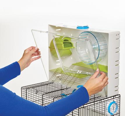 Show full view: MidWest Arcade Hamster Cage, Green/White slide 6 of 8