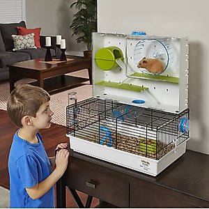 MidWest Arcade Hamster Cage, Green/White