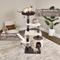 Show in main carousel: MidWest Beaumont Collapsible 58.98-in Faux-Fur Cat Tree & Condo, Brown/Tan slide 6 of 7