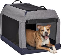 MidWest Canine Camper Dog Tent Crate, Gray, Intermediate