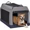 Show in main carousel: MidWest Canine Camper Dog Tent Crate, Gray, Intermediate slide 1 of 9
