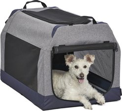 MidWest Canine Camper Dog Tent Crate, Gray, Medium