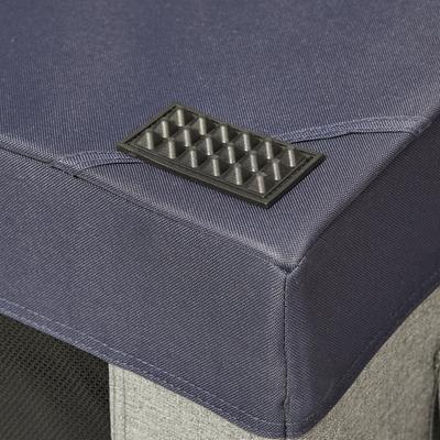 Show full view: MidWest Canine Camper Dog Tent Crate, Gray, Medium slide 6 of 9