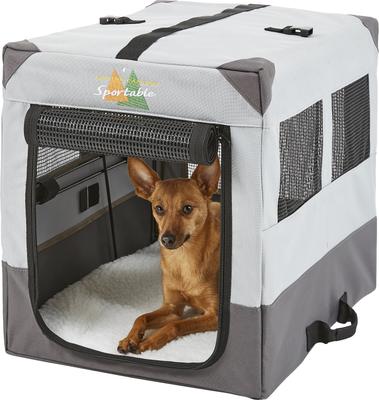 Show full view: MidWest Canine Camper Single Door Collapsible Soft-Sided Dog Crate, 24 inch slide 4 of 9