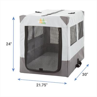 Show full view: MidWest Canine Camper Single Door Collapsible Soft-Sided Dog Crate, 30 inch slide 3 of 9