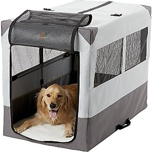 MidWest Canine Camper Single Door Collapsible Soft-Sided Dog Crate, 42 inch