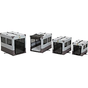 MidWest Canine Camper Single Door Collapsible Soft-Sided Dog Crate, 42 inch
