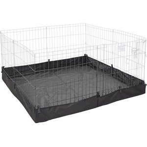 MidWest Canvas Dog Exercise Pen Base Cover Accessory, Square Configuration, Black
