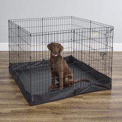 MidWest Canvas Dog Exercise Pen Base Cover Accessory, Square Configuration, Black slide 2 of 8
