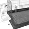 Show in main carousel: MidWest Canvas Dog Exercise Pen Base Cover Accessory, Square Configuration, Black slide 5 of 9