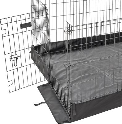 Show full view: MidWest Canvas Dog Exercise Pen Base Cover Accessory, Square Configuration, Black slide 5 of 9
