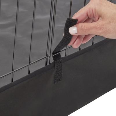 Show full view: MidWest Canvas Dog Exercise Pen Base Cover Accessory, Square Configuration, Black slide 7 of 9