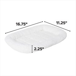 MidWest Cat & Dog Carrier Bed, White, 19-in slide 2 of 5