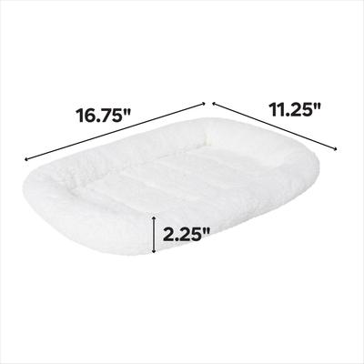 Show full view: MidWest Cat & Dog Carrier Bed, White, 19-in slide 3 of 7