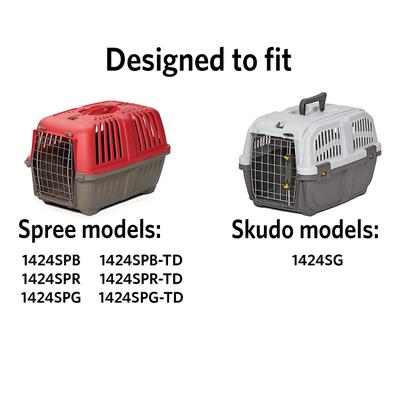 Show full view: MidWest Cat & Dog Carrier Bed, White, 24-in slide 4 of 5