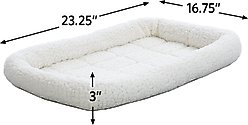 MidWest Cat & Dog Carrier Bed, White, 27-in slide 2 of 4