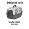Show in main carousel: MidWest Cat & Dog Carrier Bed, White, 27-in slide 4 of 5
