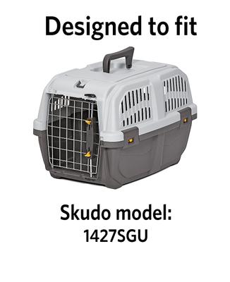 Show full view: MidWest Cat & Dog Carrier Bed, White, 27-in slide 4 of 5