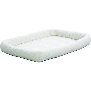 MidWest Cat & Dog Carrier Bed, White, 32-in