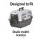 Show in main carousel: MidWest Cat & Dog Carrier Bed, White, White, 36-in slide 3 of 4