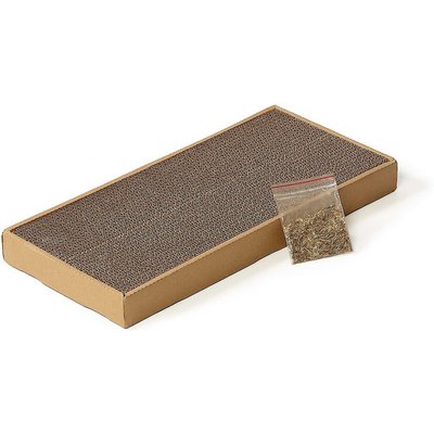 MidWest MidWest Catty Scratch Cat Scratcher with Catnip, Large, bundle of 2