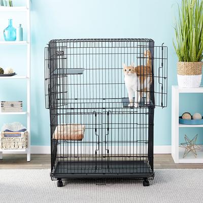 Show full view: MidWest Collapsible Wire Cat Cage Playpen slide 3 of 11