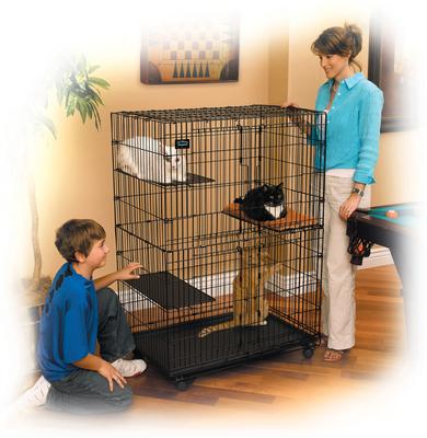 Show full view: MidWest Collapsible Wire Cat Cage Playpen slide 9 of 11