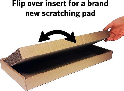 Show full view: MidWest Curious Cube Condo, Geometric Gray + Catty Scratch Cat Scratcher with Catnip, Small slide 8 of 10