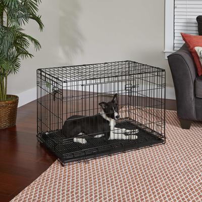 Show full view: MidWest Curved Latch Dog Crate Floor Grid, Black, Intermediate slide 6 of 7
