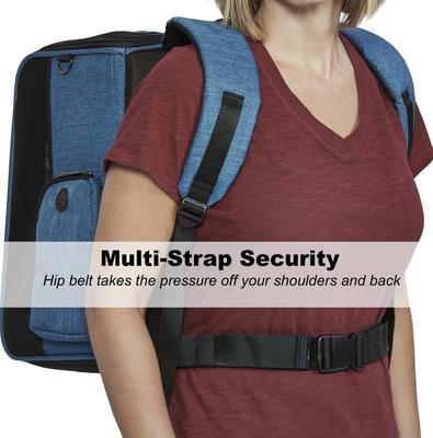 Show full view: MidWest Day Tripper Dog & Cat Backpack, Blue slide 6 of 7