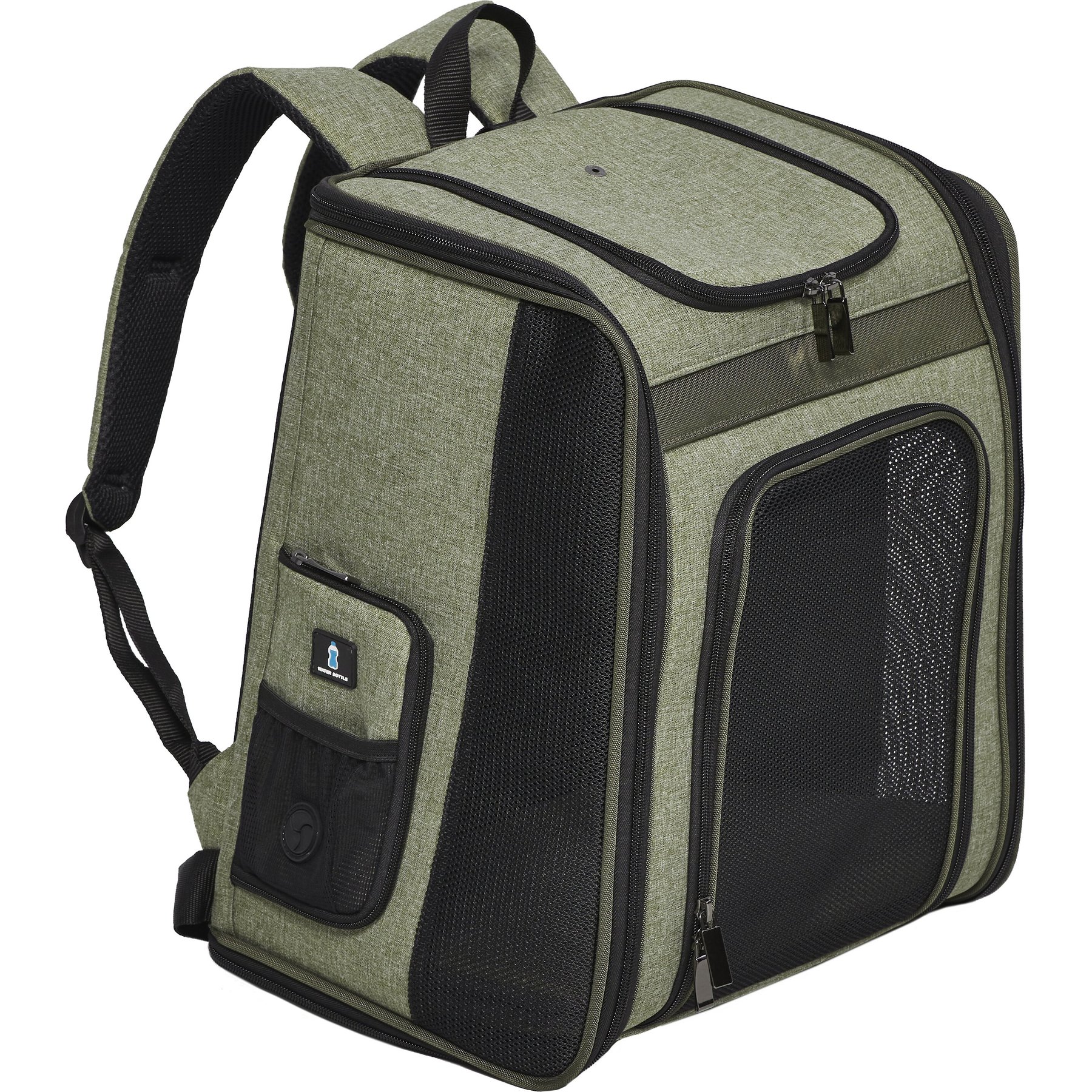 MidWest Day Tripper Dog & Cat Backpack, Green