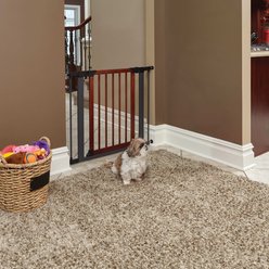 MidWest Decorative Wood & Graphite Steel Dog & Cat Gate, 29-in