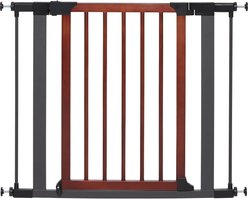 MidWest Decorative Wood & Graphite Steel Dog & Cat Gate, 29-in slide 2 of 6