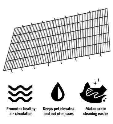 MidWest Dog Crate Floor Grid, Black
