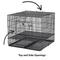 Show in main carousel: MidWest Double Door Collapsible Wire Puppy Crate with 1 inch Floor Grid, 37 inch slide 5 of 10
