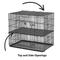 Show in main carousel: MidWest Double Door Collapsible Wire Puppy Crate with 1/2 inch Floor Grid, 35 inch slide 5 of 10
