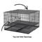 Show in main carousel: MidWest Double Door Collapsible Wire Puppy Crate with 1/2 inch Floor Grid, 48 inch slide 5 of 10
