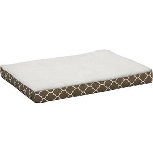 MidWest Double-Thick Orthopedic Pillow Dog Bed, Brown, Large