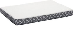 MidWest Double-Thick Orthopedic Pillow Dog Bed, Gray, Large