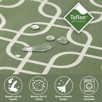 Show full view: MidWest Double-Thick Orthopedic Pillow Dog Bed, Green, Large slide 3 of 5